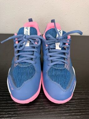 YONEX POWER CUSHION 37 LADIES'S SHOES (NAVY/PINK) 2023 - Size 7